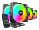 TACENS MARS MF-SI4KIT FANS 120 ARGB x4 BK- wentylatory+hub+pilot (TACMARS-MFSI4KIT)