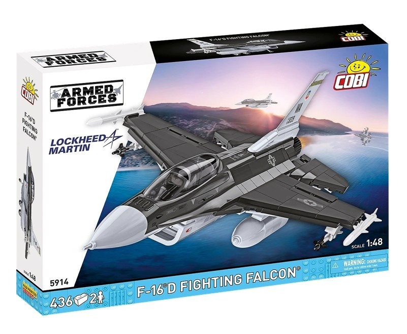 Cobi klotsid Blocks F-16D Fighting Falcon 436 pcs