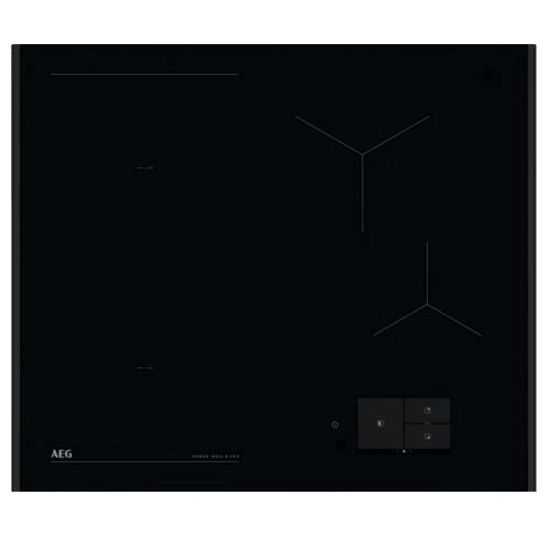 AEG pliidiplaat NIH64B30AB 4 x induktsioon, 60cm, Hob2Hood, faasitud, must