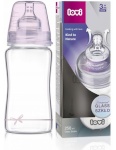 Lovi klaaspudel DIAMOND GLASS 250 ml Baby Shower tüdruk, 74/204 tüdruk