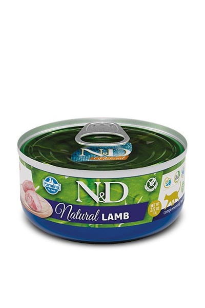 Farmina kassitoit N&D Cat Natural Lamb, 140g