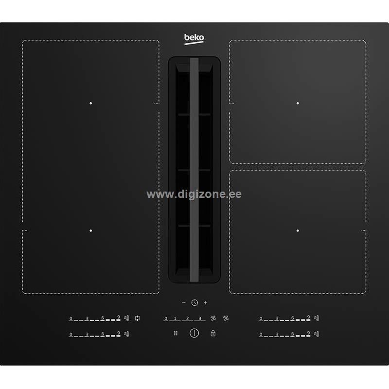 Beko integreeritav induktsioonplaat HIXI64700UF õhupuhastiga 60cm