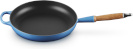 Le Creuset Signature malmpann puidust käepidemega, 28cm, Azure Blue