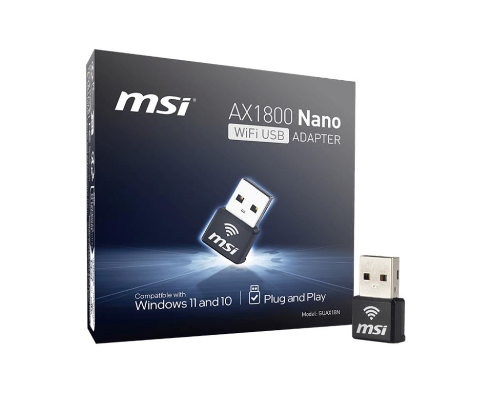 Msi USB Adapter AX1800 Nano WiFi