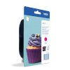 Brother tindikassett LC-123MBP magenta Blister 600Seiten