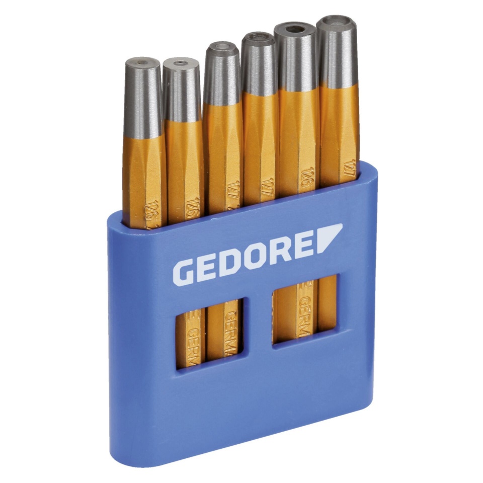 Gedore Rivet Puller and Head Setter Set 6-tk