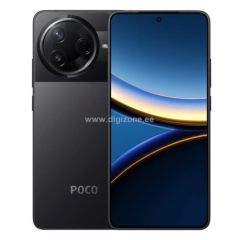 Xiaomi mobiiltelefon Poco F7 Pro 256GB (must, HyperOS, 12 GB)