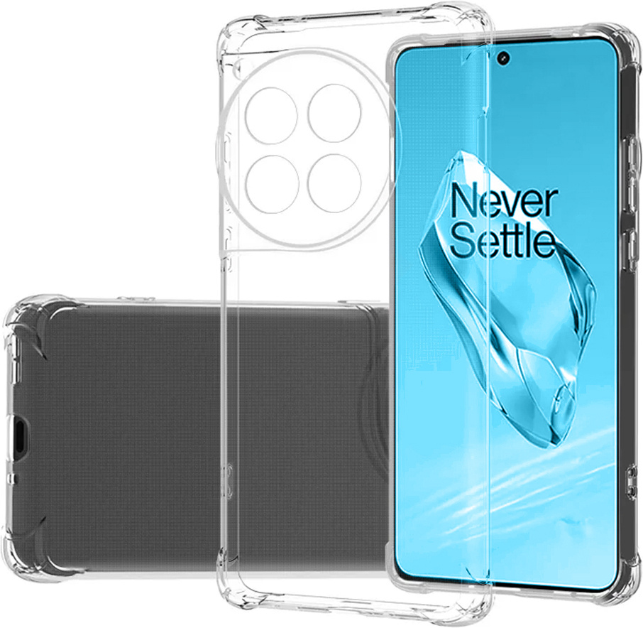 Insmat kaitsekest Impact Case takakuori, OnePlus 12R, Transparent