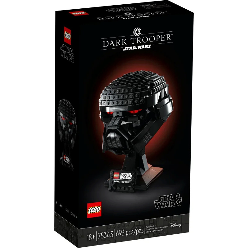 LEGO klotsid Star Wars 75343 Dark Trooper™ Helmet