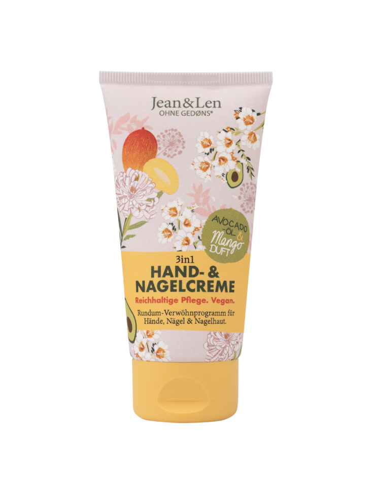 Jean&Len kätekreem Mango ja Avokaado, 75ml