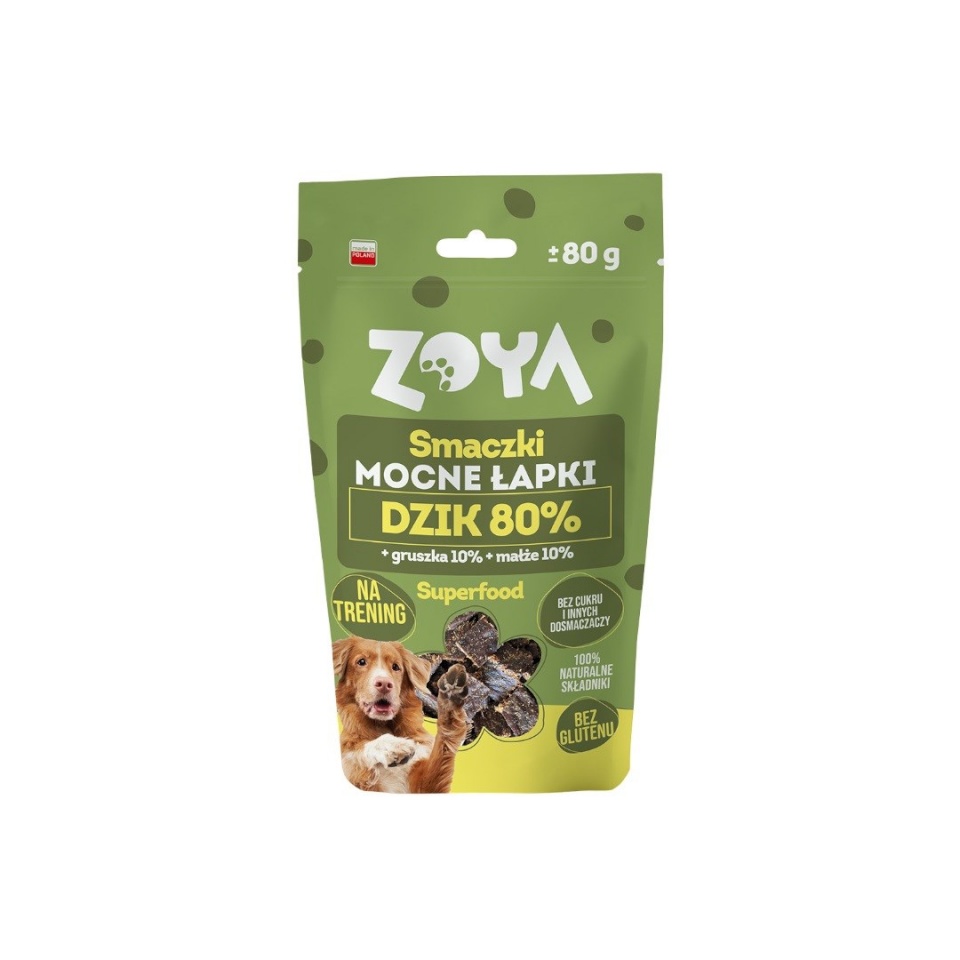 Zoya maius koerale Healthy Paws Wild Boar, 80g