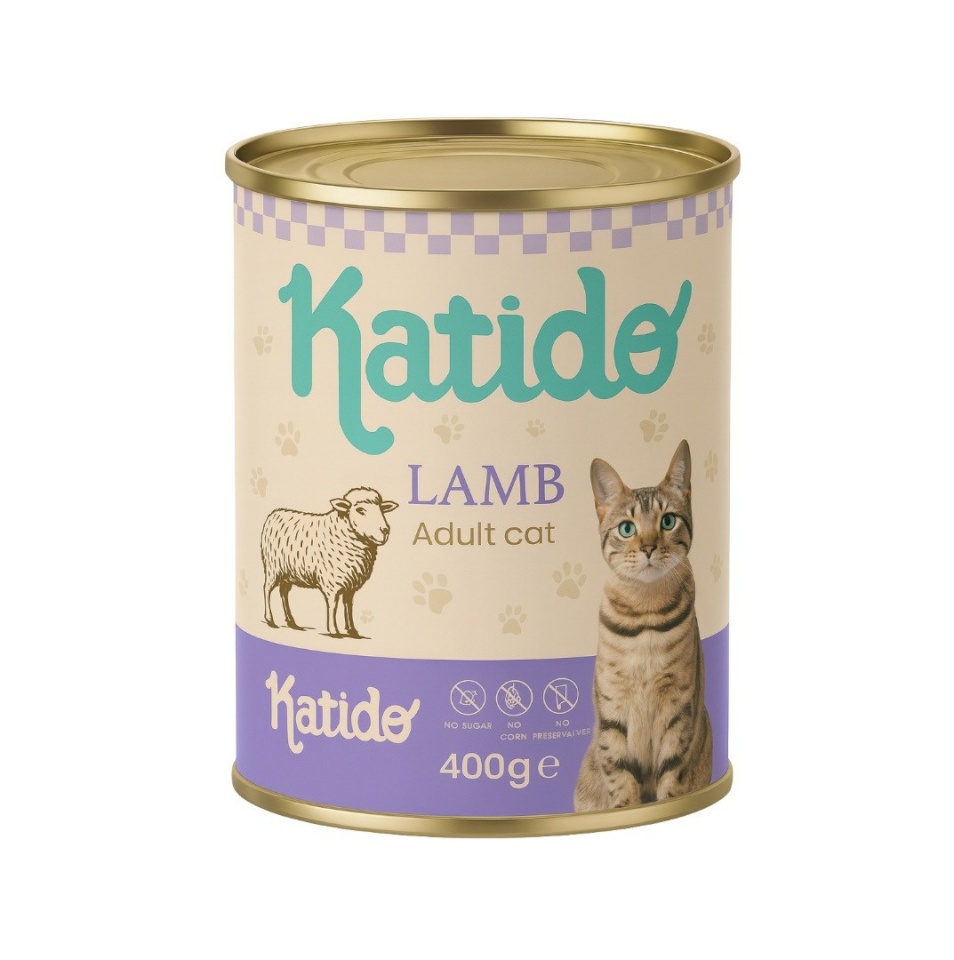 Katido kassitoit Lamb, 400g