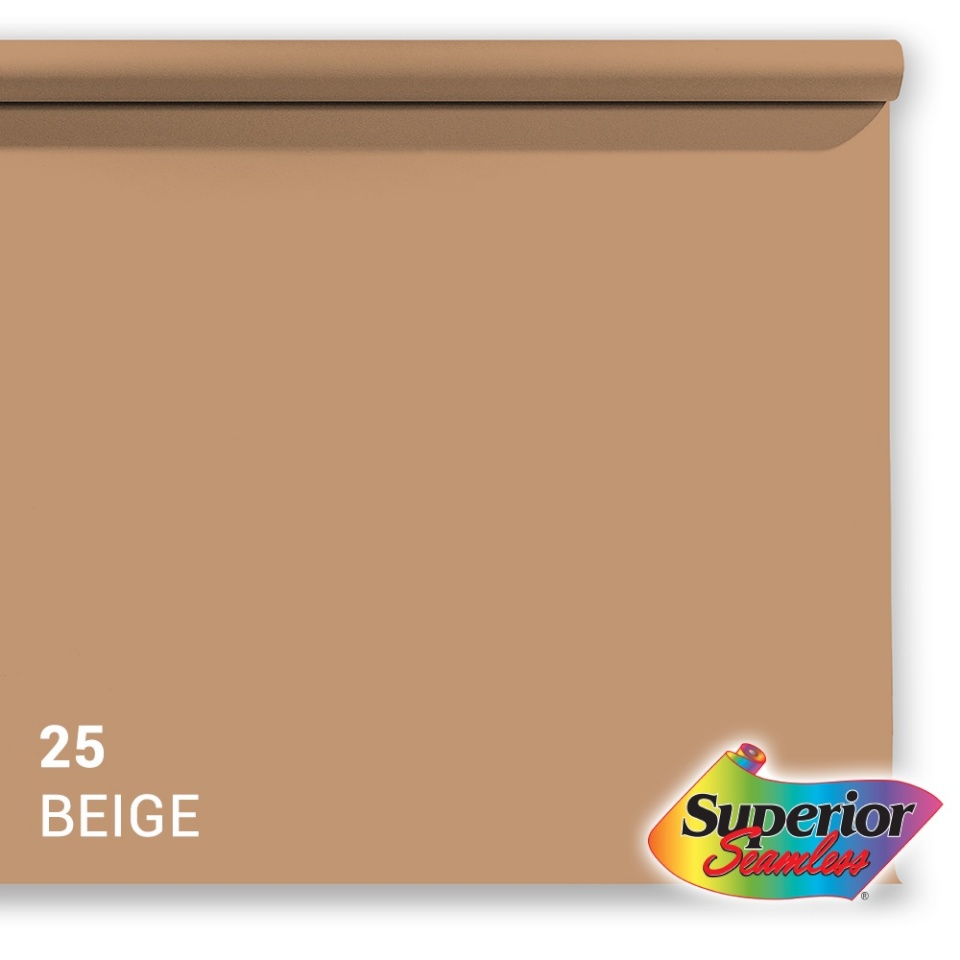 Superior taust Background Paper 25 Beige 1.35x11m