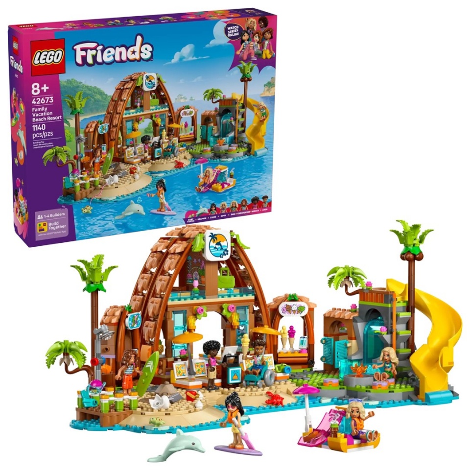 Lego klotsid FRIENDS 42673 Family Vacation Beach Resort