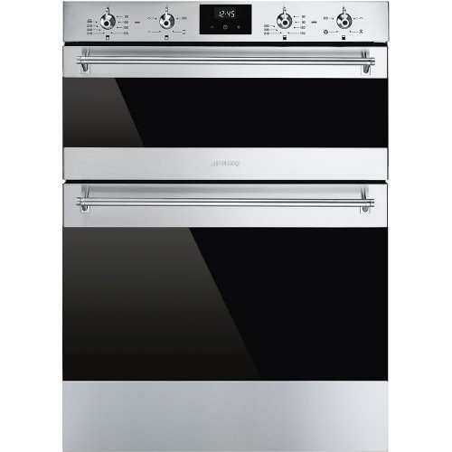 SMEG integreeritav ahi DUSF6300X Classic, topeltahi, 61+41L, H 72 cm, roostevaba teras