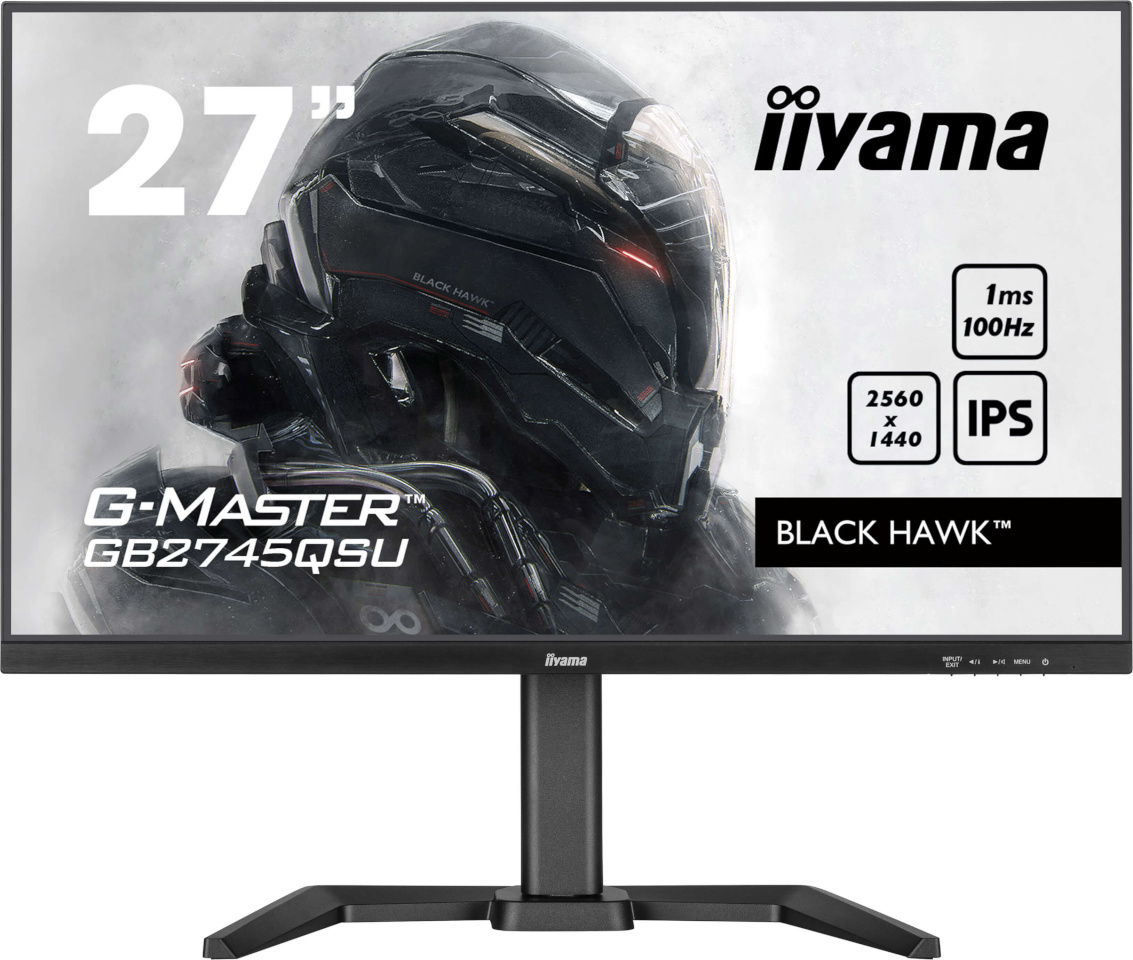 iiyama monitor 68.5cm (27") GB2745QSU-B2 16:9 HDMI+DP+2xUSB Lift