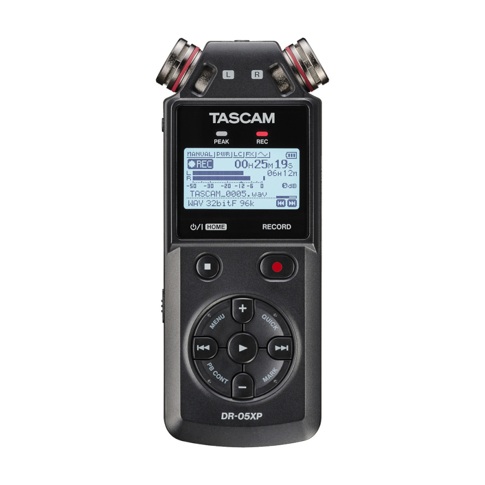 Tascam helisalvesti DR-05XP Stereo-Audiorecorder + USB-Interface