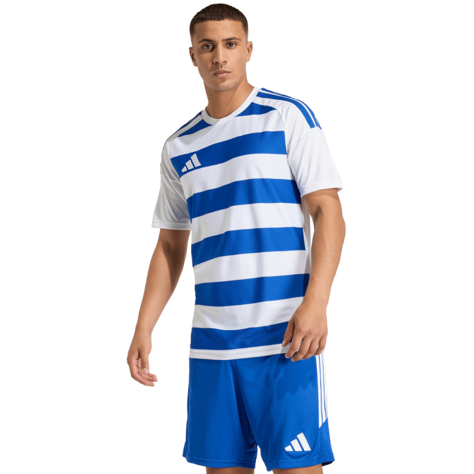 Adidas Teamwear T-särk meestele Hooped 26 Jersey valge-sinine KF3389 suurus S