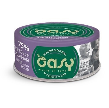 Oasy kassitoit More Love Tuna with Squid, 70g