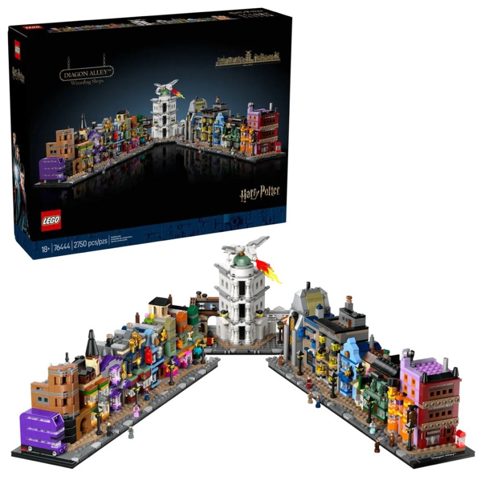Lego klotsid HARRY POTTER 76444 Diagon Alley Wizarding Shops