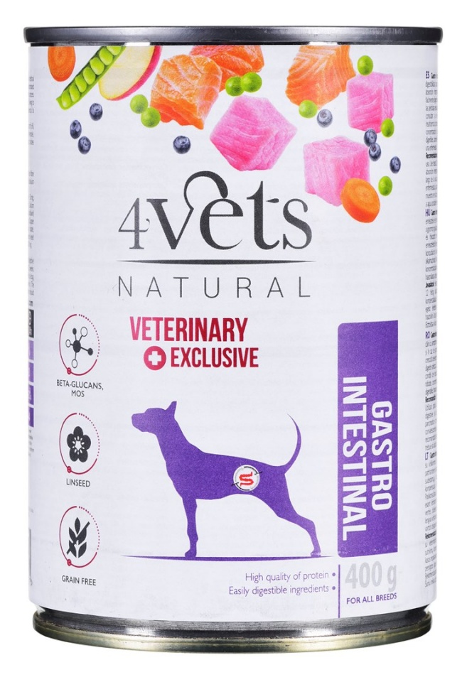 4vets koeratoit Natural Gastro Intestinal Dog, 400g
