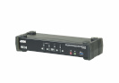 Aten switch | 4-Port USB3.0 4K DisplayPort KVMP with Built-in MST Hub | CS1924M