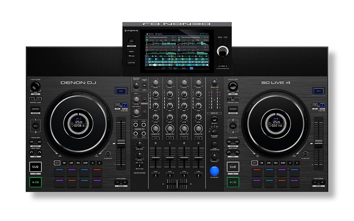 Denon DJ kontroller-meediamängija SC LIVE 4