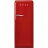 Smeg külmik FAB28RRD6 50-ndate stiil, 153cm, 244/26 l, 35dB, mehaaniline juhtimine, parem, punane