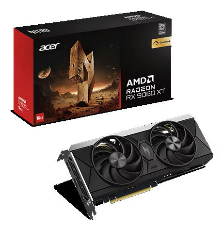 Acer videokaart Nitro AMD RX9060 XT OC 16GB