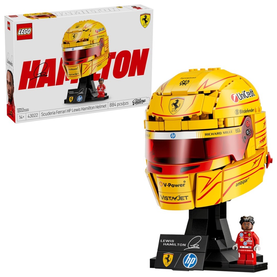Lego klotsid EDITIONS 43022 Scuderia Ferrari HP Lewis Hamilton Helmet