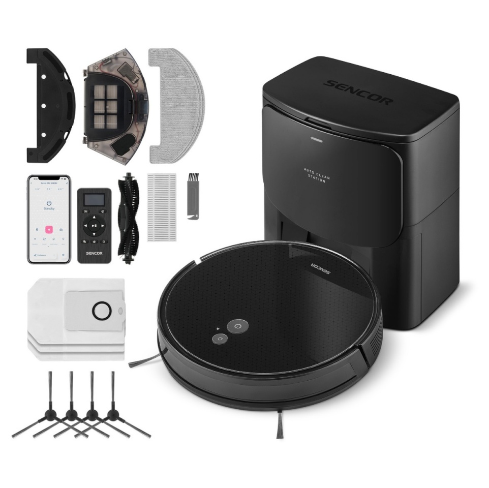 Sencor robottolmuimeja SRV6485, must