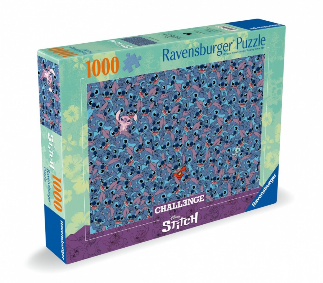 Ravensburger pusle Puzzle Disney Stitch Challenge (1000-osaline)