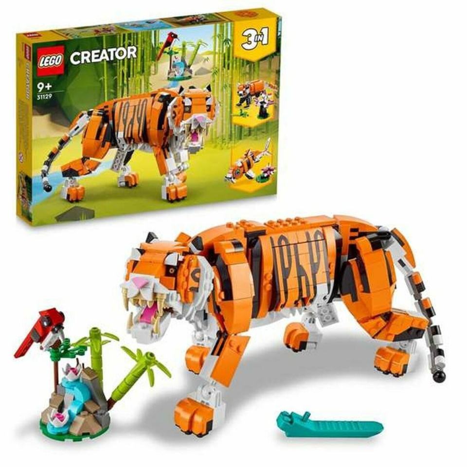 Lego klotsid konstruktor 31129 Creator 3-in-1 Her Majesty the Tiger Majestic Tiger 31129 Mitmevärviline 755-osaline