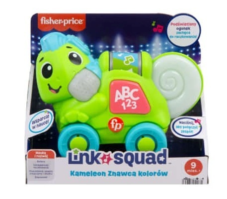 Fisher Price Zabawka interaktywna Link Squad Kameleon znawca kolorów