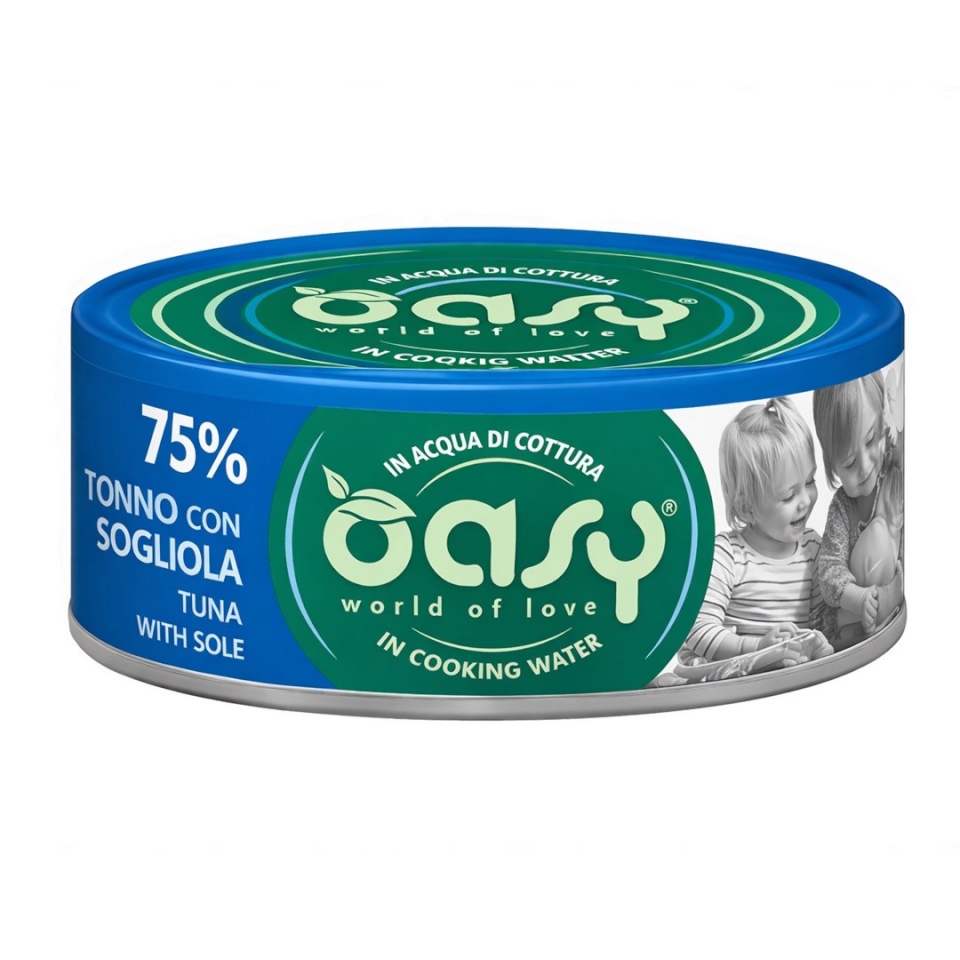 Oasy kassitoit More Love Tuna with Sole, 70g