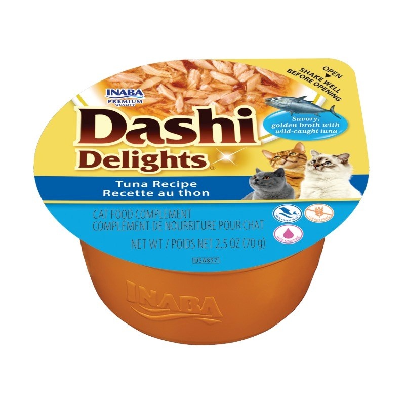 Inaba kassitoit Dashi Delights Tuna Recipe, 70g