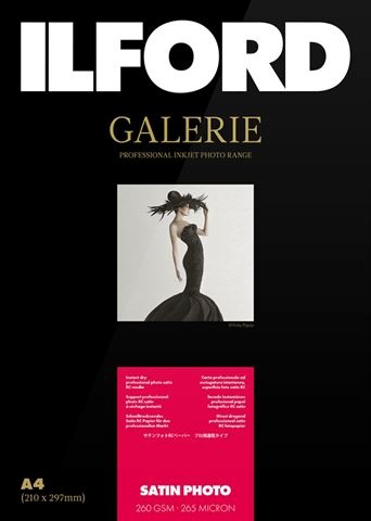 Ilford fotopaber Galerie Satin Photo 260g A3+ 25 Sheets