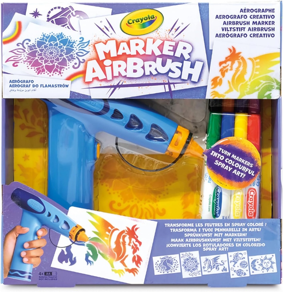Crayola loovkomplekt Marker Airbrush, 74-7696