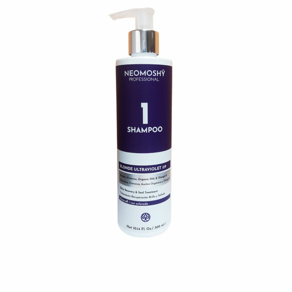 Neomoshy värvi neutraliseeriv šampoon Blonde Ultraviolet Ω9 (300ml)