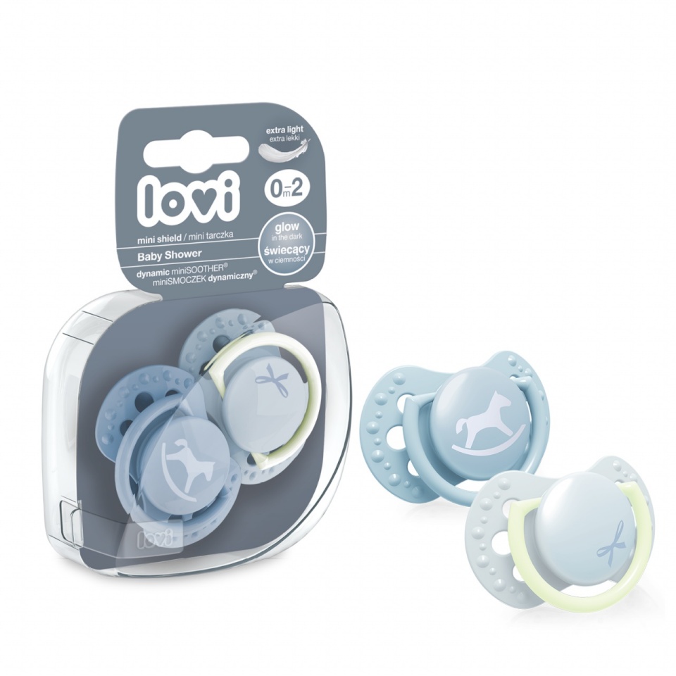 Lovi silikoonist dünaamiline lutt 0-2m 2 tk Baby Shower Boy, 22/900poiss
