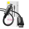 Baseus laadimiskaabel USB-C -> USB-C Tungsten Gold 240W 2 m must
