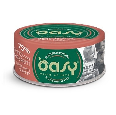 Oasy kassitoit More Love Tuna with Shrimp, 70g