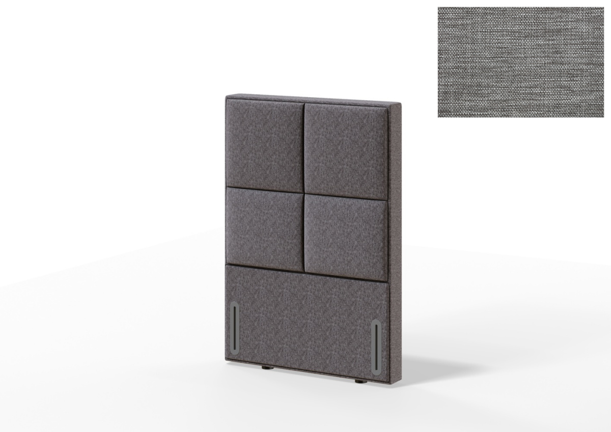 Sleepwell voodiots RED/BLACK KRONANG,  81x12x130cm, MANGO helehall