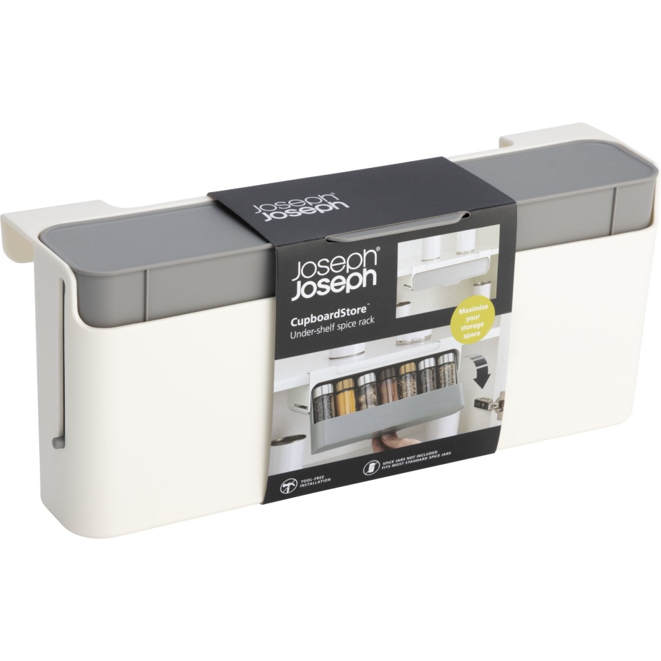 Joseph Joseph vürtsiriiul CupboardStore Spice Rack, valge/hall