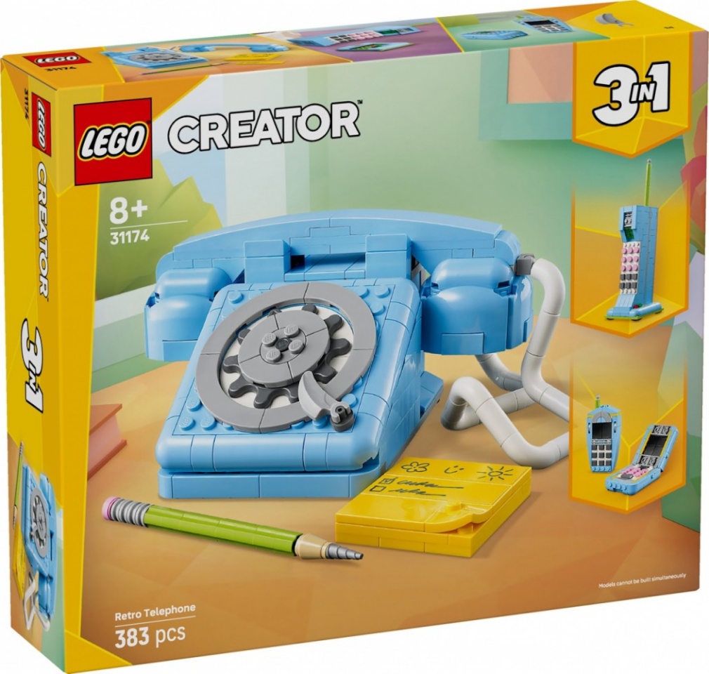 LEGO klotsid 31174 Creator 3-in-1 Retro-Telefon