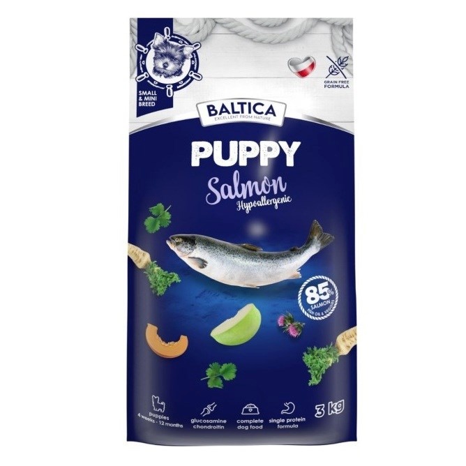 Baltica kuivtoit koerale Excellent Puppy Salmon Hypoallergenic Small Breeds, 3kg