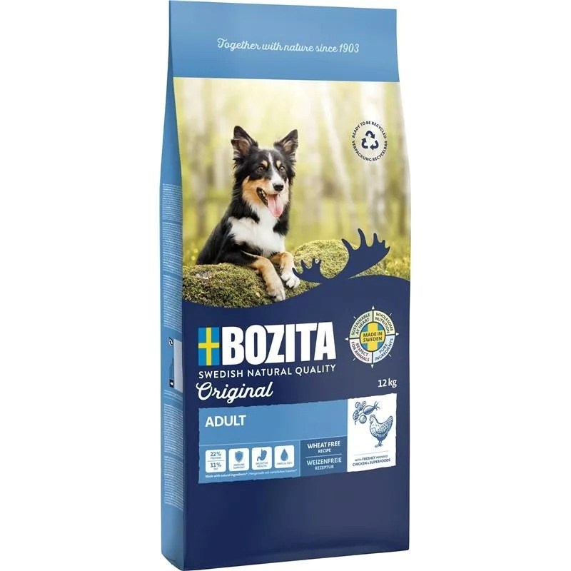 Bozita kuivtoit koerale Original Adult Chicken, 12kg