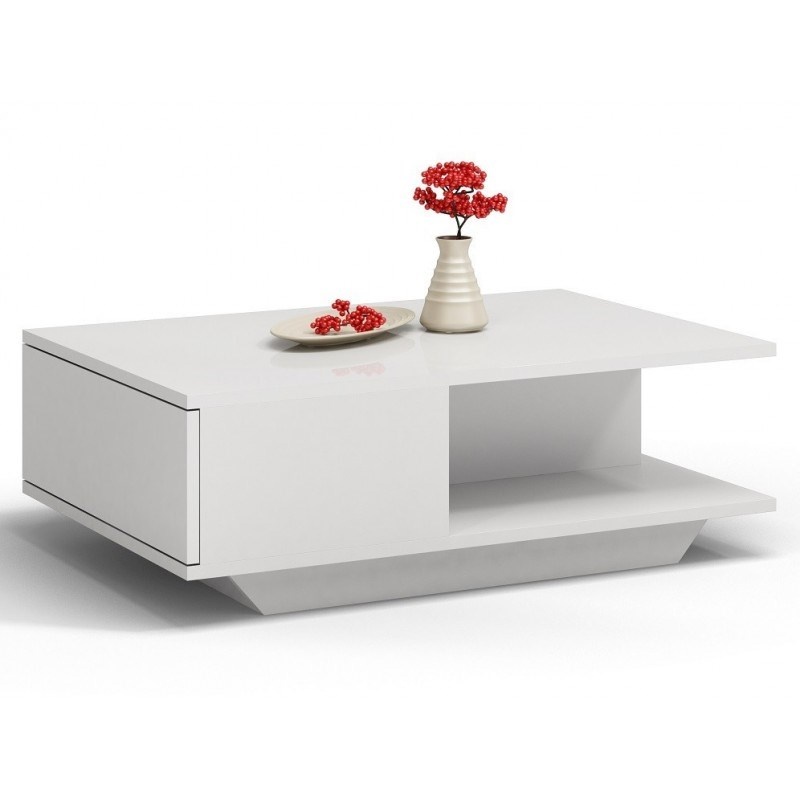Top E Shop diivanilaud DENVER BIEL P coffee/side/end table Coffee table Free-form shape 1 leg