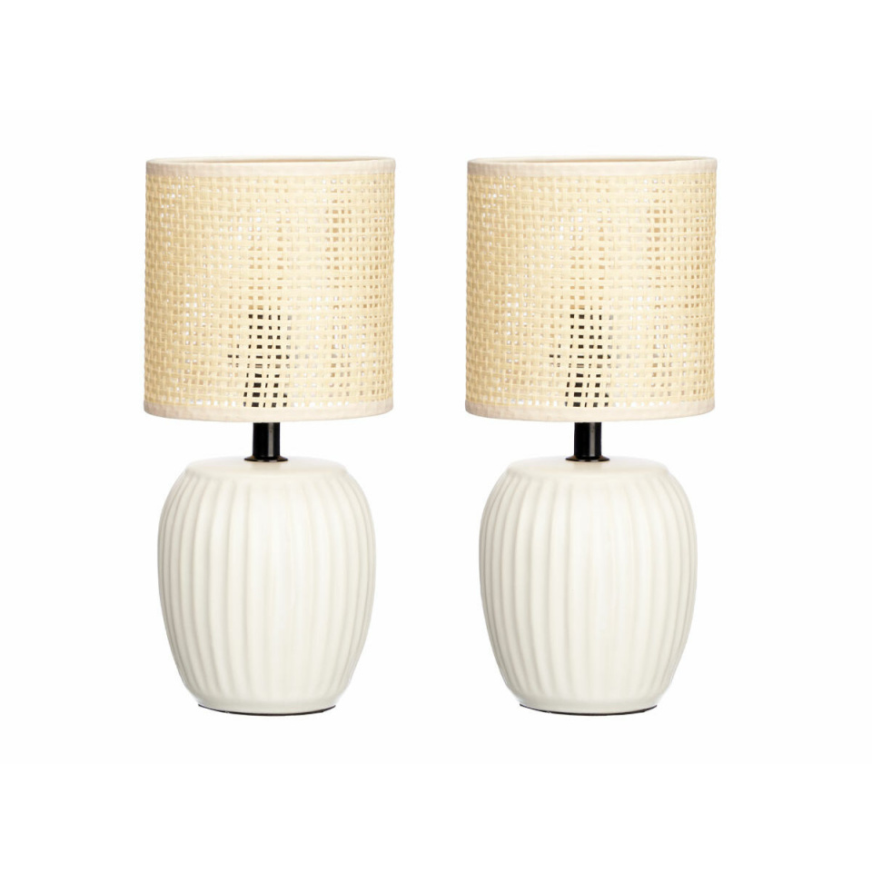 Gift Decor laualamp valge 60 W 2tk