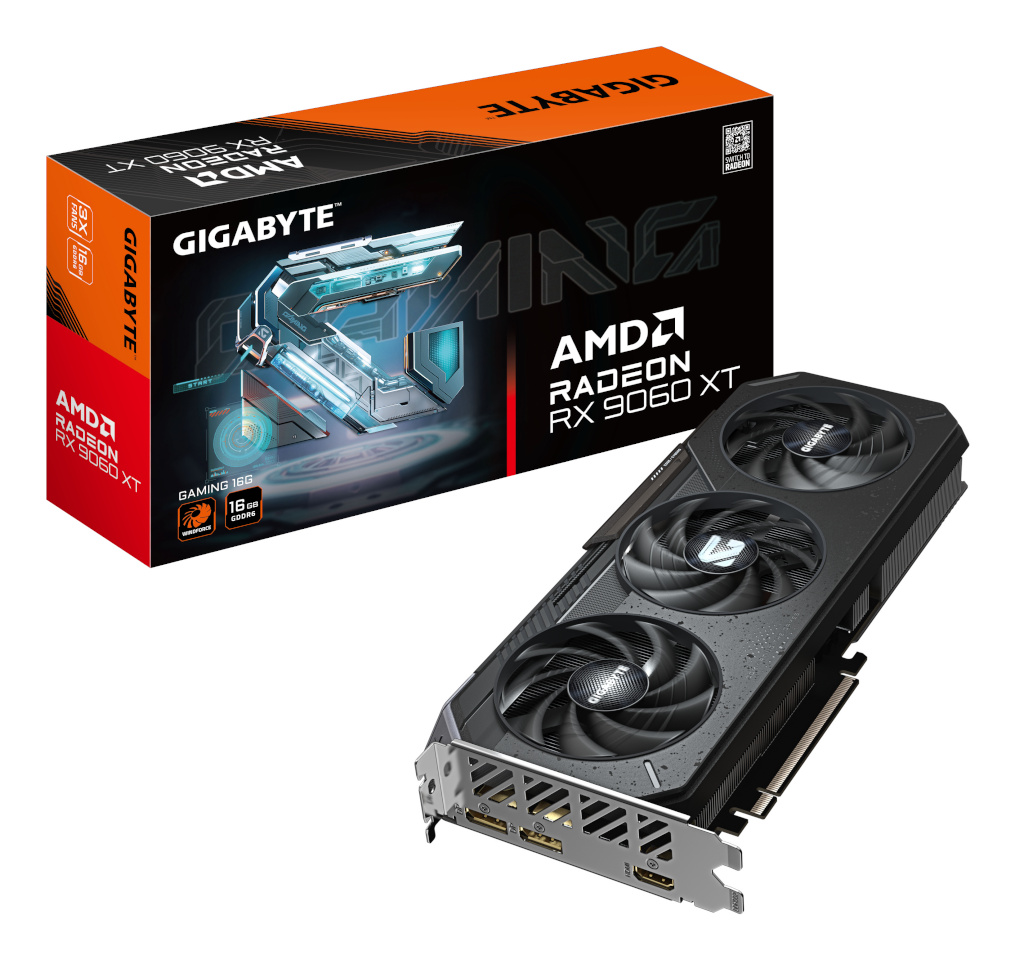 Gigabyte videokaart Radeon RX 9060 XT GAMING 16GD